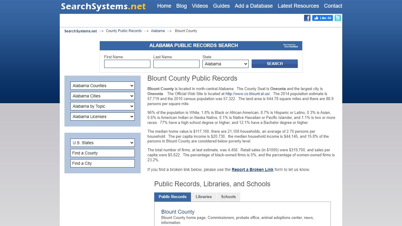 Blount County Criminal and Public Records